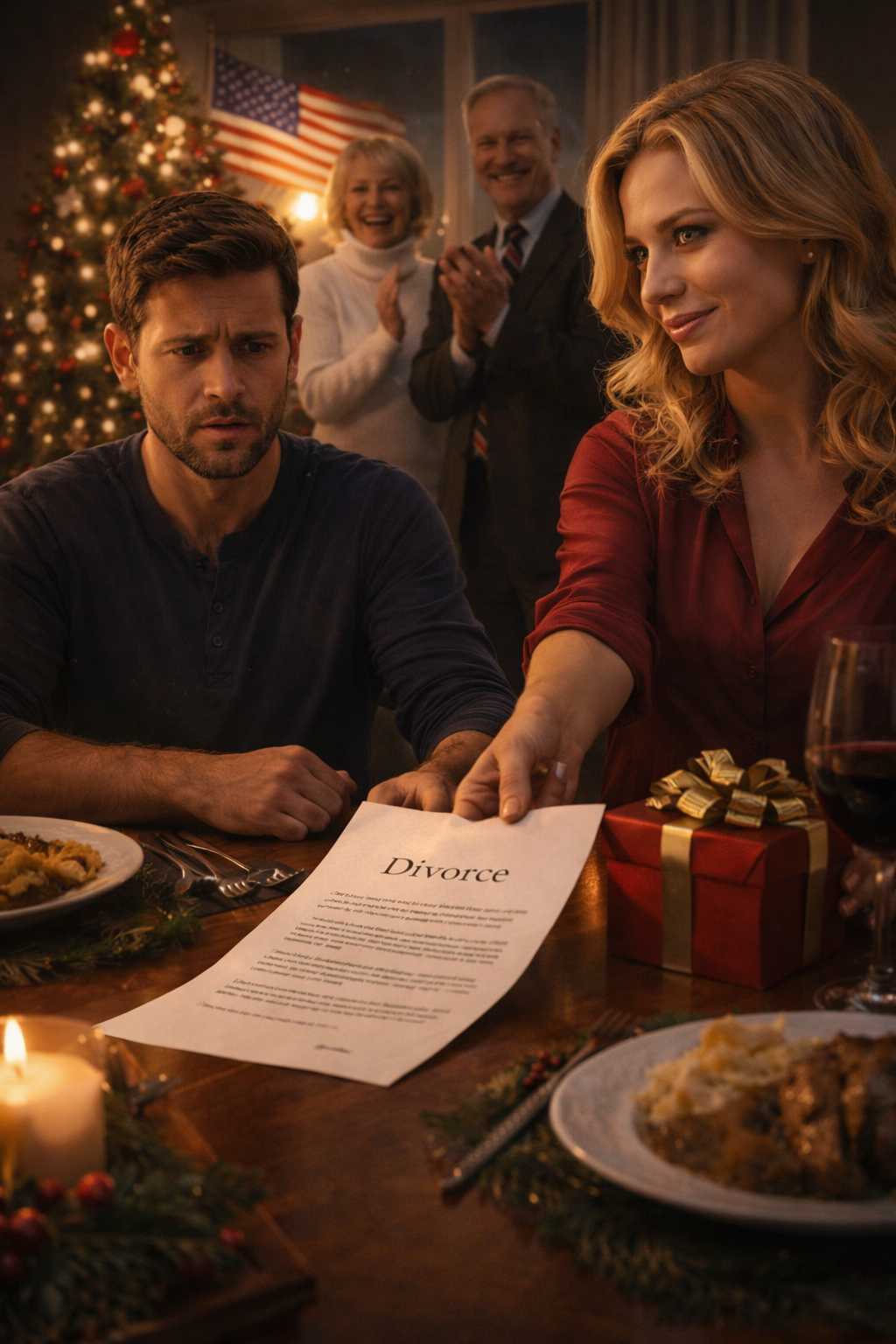 [FULL STORY] My Wife Served Me Divorce Papers On Christmas While Her Parents Cheered. Then She Opened...