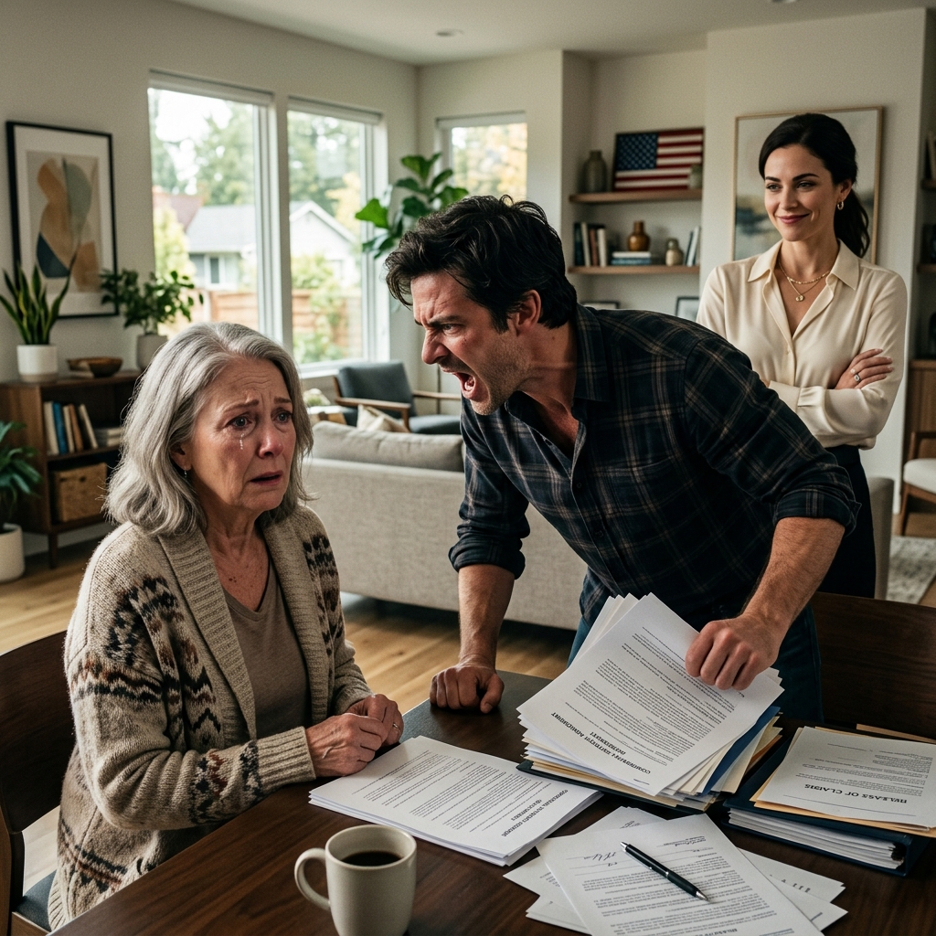 My Son Invited Me to Live With Him… Then Tried to Take My House—But He Didn’t Know It Was Mine All Along