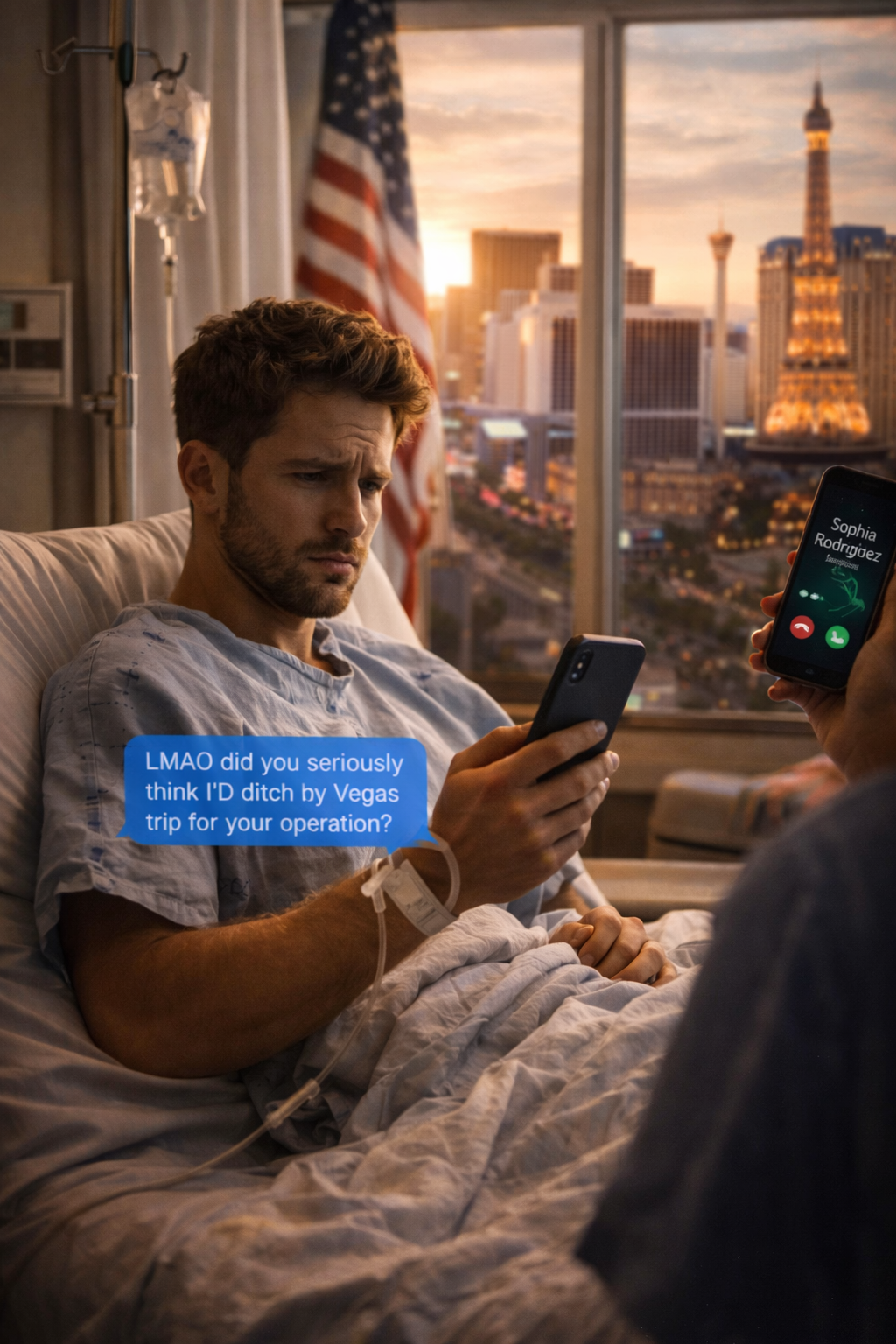 [FULL STORY] She Texted:＂Haha, You Really Thought I'd Skip My Vegas Trip for Your Surgery？＂ When I Asked for