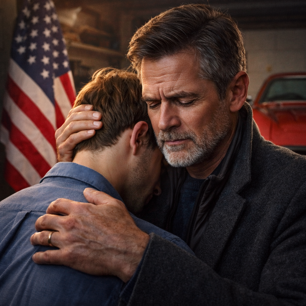 Dropped By My Brother's Christmas Dinner Early. Found My Son Waiting in the Garage...