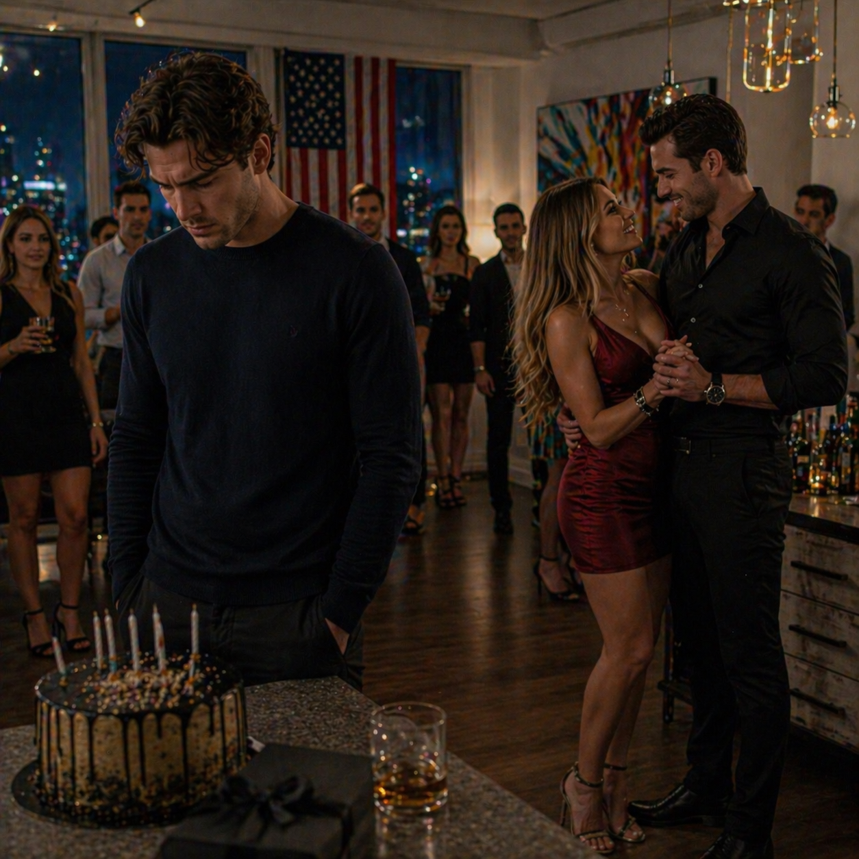 [FULL STORY] During my birthday party, a stranger suddenly showed up.My girlfriend ignored me and started dancing