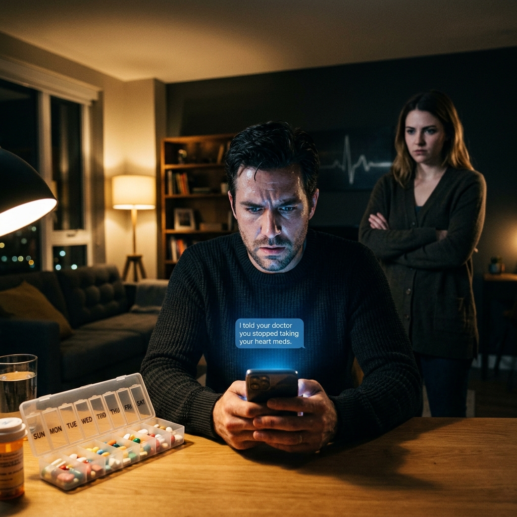 She Lied to My Cardiologist to Cut Off My Heart Medication… So I Let the Police Handle Her Instead